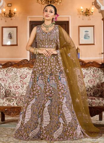 Attrective Looking This Party Wear Fine Color Fancy Heavy Designer Choli And Lahenga Fabriced On Net And Dupatta Net In Fabricated Beautified With Attrective Designer Heavy Sequance,Thread Embroidery Work. Buy Now.
