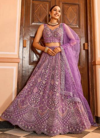 Attrective Looking This Party Wear Fine Color Fancy Heavy Designer Choli And Lahenga Fabriced On Net And Dupatta Net In Fabricated Beautified With Attrective Designer Heavy Sequance,Thread Embroidery Work. Buy Now.