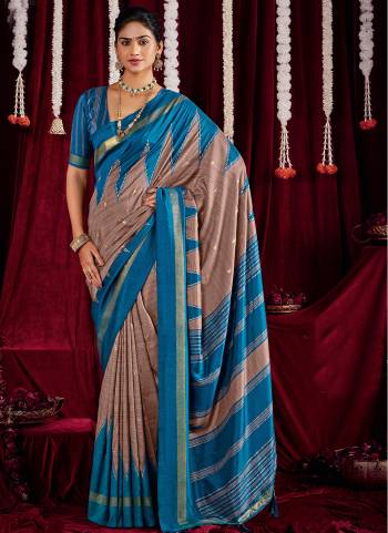Garb These Traditinol Party Wear Saree in Fine Colored.These Saree Are Ikkat Silk And Blouse is Fabricated On Ikkat Silk Pair.Its Beautified With Designer Zig Zag Printed.