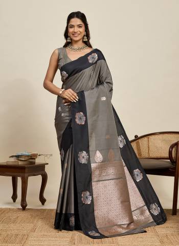Attractive This Party Wear Saree Paired With Blouse.This Saree And Blouse Are Soft Silk Fabric With Woven Jari Designer. Buy This Pretty Saree Now.