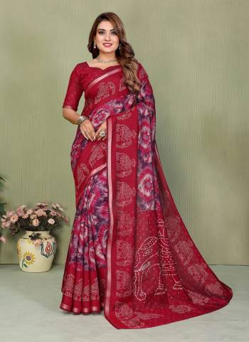 Looking These Party Wear Saree in Fine Colored.These Saree And Blouse is Fabricated On Mul Cotton.Its Beautified With Designer Printed.