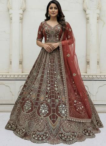 For A Fancy Designer Look,Grab These Lehenga Choli With Dupatta in Fine Colored.These Lehenga And Choli Are Organza And Dupatta Are Fabricated On Organza Pair.Its Beautified With Heavy Designer Sequance,Jari,Dori,Multy Thread Embroidery,Diamond Work. 