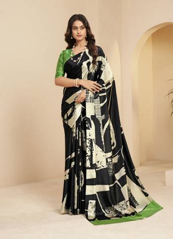Attractive These Fastive And Party Wear Saree in Fine Colored.These Saree And Blouse is Fabricated On Malai Crepe Silk.Its Beautified With Designer Digital Printed.