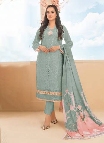 Garb These Designer Salwar Suit in Fine Colored Pair With Bottom And Dupatta.These Top Are Cotton And Dupatta Are Fabricated On Chanderi Pair With Cotton Bottom.Its Beautified With Santoon Inner.Its Beautified With Heavy Designer Embroidery Work.