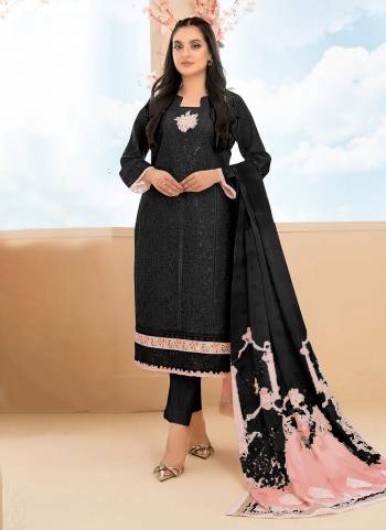 Garb These Designer Salwar Suit in Fine Colored Pair With Bottom And Dupatta.These Top Are Cotton And Dupatta Are Fabricated On Chanderi Pair With Cotton Bottom.Its Beautified With Santoon Inner.Its Beautified With Heavy Designer Embroidery Work.