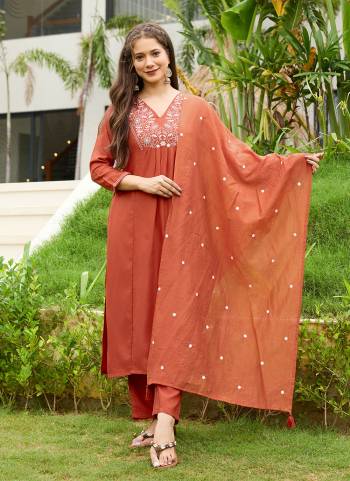 Garb These Suit in Fine Colored Pair With Bottom And Dupatta.These Top Are Viscose Blend And Bottom Are Fabricated On Rayon Pair With Chanderi Dupatta.Its Beautified With Designer Embroidery Work.