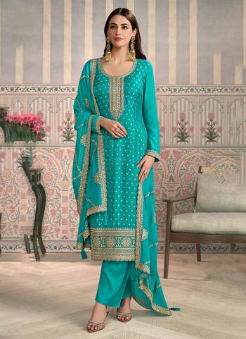 Attractive These Party Wear Suit in Fine Colored Pair With Bottom And Dupatta.These Top Are Viscose Chiniya Silk And Dupatta Are Fabricated On Georgette Pair With Santoon Bottom.Its Beautified With Woven Designer With Embroidery Work.