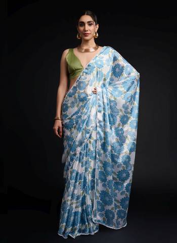 Grab These Ready To Wear Saree in Fine Colored.These Saree is Fabricated On Chinon Pair With Banglori Silk Blouse.Its Beautified Designer Digital Printed.