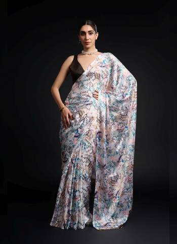 Grab These Ready To Wear Saree in Fine Colored.These Saree is Fabricated On Chinon Pair With Banglori Silk Blouse.Its Beautified Designer Digital Printed.