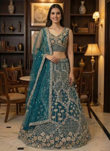 For A Fancy Designer Look,Grab These Lehenga Choli With Dupatta in Fine Colored.These Lehenga And Choli Are Net And Dupatta Are Fabricated On Soft Net Pair.Its Beautified With Doublt Net, Dori, Sequance,Multy Thread Embroidery Work. 