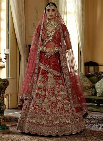 For A Fancy Designer Look,Grab These Lehenga Choli With Dupatta in Fine Colored.These Lehenga And Choli Are Silk And Dupatta Are Fabricated On Soft Net Pair.Its Beautified With Fancy Dori, Sequance,Multy Thread,Jari Embroidery,Heavy Diamond Work. 