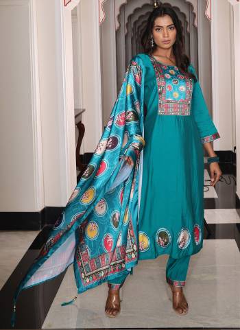 Attractive These Party Wear Suit in Fine Colored Pair With Bottom And Dupatta.These Top And Bottom Are Fabricated On Viscose Simmer Pair With Simmer Silk Dupatta.Its Beautified With Designer Embroidery Work.