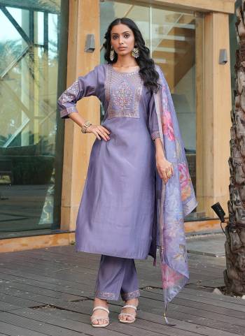 Attractive These Party Wear Suit in Fine Colored Pair With Bottom And Dupatta.These Top And Bottom Are Fabricated On Cotton Silk Pair With Jacquard Simmer Dupatta.Its Beautified With Designer Embroidery Work.