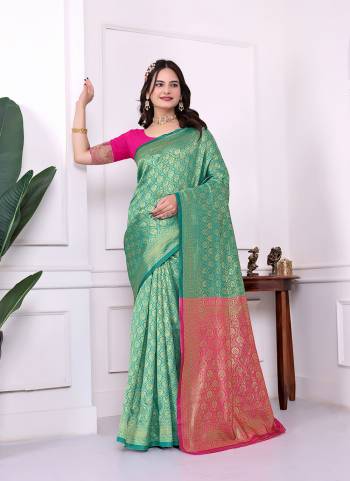 Attrective These Party Wear Saree in Fine Colored.These Saree Are Art Silk And Blouse is Art Silk Fabricated.Its Beautified With Woven Designer.