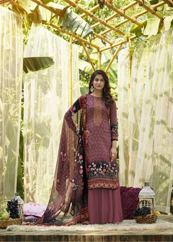 This Festive And Wedding Season, Be The Most Beautiful Diva Wearing This Designer Straight Suit In Fine Color. Its Digital Print & Embroidered Work Top Is Fabricated on Jam Cotton Paired With Cotton Bottom And Pure Mal Digital Print Dupatta. Buy Now. 

