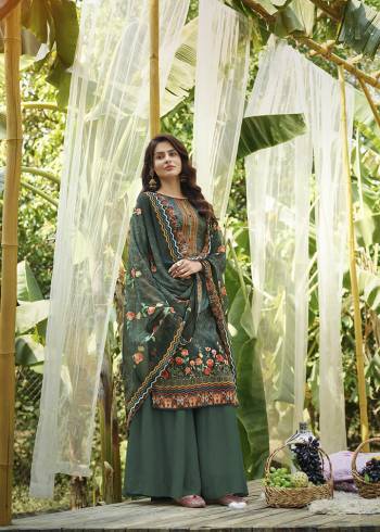 This Festive And Wedding Season, Be The Most Beautiful Diva Wearing This Designer Straight Suit In Fine Color. Its Digital Print & Embroidered Work Top Is Fabricated on Jam Cotton Paired With Cotton Bottom And Pure Mal Digital Print Dupatta. Buy Now. 

