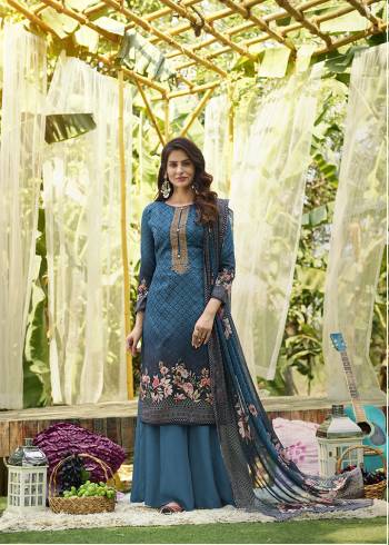 This Festive And Wedding Season, Be The Most Beautiful Diva Wearing This Designer Straight Suit In Fine Color. Its Digital Print & Embroidered Work Top Is Fabricated on Jam Cotton Paired With Cotton Bottom And Pure Mal Digital Print Dupatta. Buy Now. 

