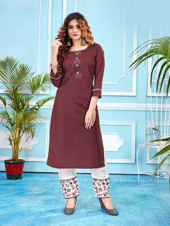 This Festive And Wedding Season, Be The Most Beautiful This Designer Straight Suit In Fancy Color. Its Kurti Is Fabricated on Heavy Ruby Slub Paired With Bottom With Work. Buy Now. 

