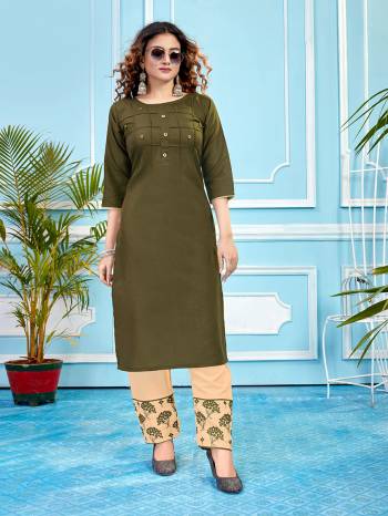 This Festive And Wedding Season, Be The Most Beautiful This Designer Straight Suit In Fancy Color. Its Kurti Is Fabricated on Heavy Ruby Slub Paired With Bottom With Work. Buy Now. 

