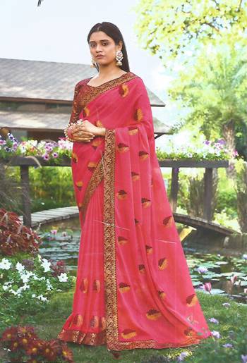 Adorn The Pretty Angelic Look Wearing This Heavy Designer Embroidery Saree In Fancy Color Paired With Contrasting Matching Broket Colored Blouse. This Saree Is Fabricated On Rngoli Silk Paired With Jacquard Broket Fabricated Blouse. Its Pretty Color Pallete Will Give An Attractive Look To Your Personality. 