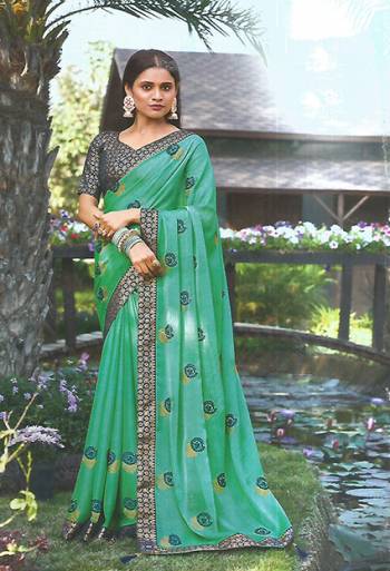 Adorn The Pretty Angelic Look Wearing This Heavy Designer Embroidery Saree In Fancy Color Paired With Contrasting Matching Broket Colored Blouse. This Saree Is Fabricated On Rngoli Silk Paired With Jacquard Broket Fabricated Blouse. Its Pretty Color Pallete Will Give An Attractive Look To Your Personality. 