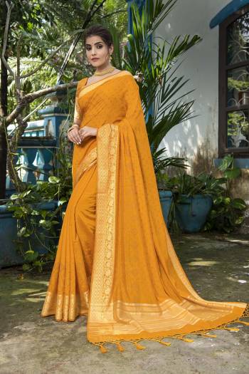 Adorn The Pretty Angelic Look Wearing This Heavy Designer Saree In Fancy Color Paired With Contrasting Colored Blouse. This Saree Is Fabricated On Nylon Silk Wevon Paired With Nylon  Silk Wevon Fabricated Blouse. Its Pretty Color Pallete Will Give An Attractive Look To Your Personality. 