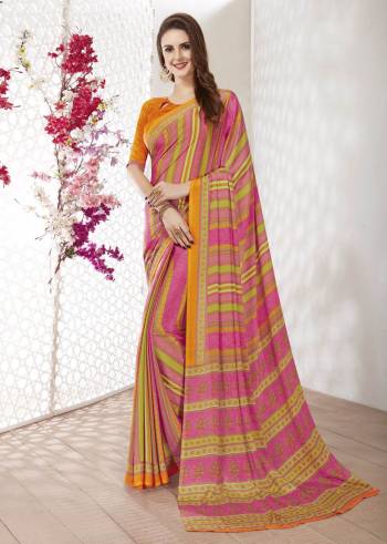 Adorn The Pretty Angelic Look Wearing This Heavy Designer Saree In Red Color Paired With Contrasting Yellow Colored Blouse. This Saree Is Fabricated On Satin Silk Paired With Art Silk Fabricated Blouse. Its Pretty Color Pallete Will Give An Attractive Look To Your Personality. 