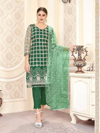 Grab This Simple And Elegant Yet Heavy Designer Straight Suit In Dark Color. Its Heavy Embroidered Top Is Fabricated On Butterfly Net Paired With Santoon Bottom & Inner And Net Fabricated Dupatta. All Its Fabrics Ensures Superb Comfort All Day Long. Buy Now. 