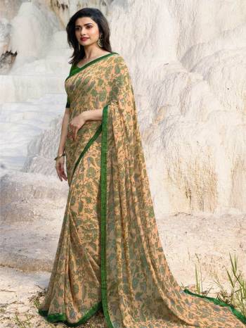 Adorn The Pretty Angelic Look Wearing This Heavy Designer Saree In Paired With Contrasting Blouse. This Saree Is Fabricated On Georgette Paired With Banglori Silk Fabricated Blouse. Its Pretty Color Pallete Will Give An Attractive Look To Your Personality. 