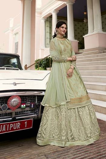 Beautiful looks in this Fine COLOR fabric On Art Silk with inner  and SHARARA semi stiched type and bottom chudidar style suit with embroidered floral patterns on the yoke and sleeves. Comes with matching dupatta.