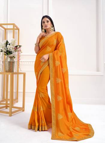 Adorn The Pretty Angelic Look Wearing This Heavy Designer Embroidery Butta Saree In Dark Color Paired With Blouse. This Saree Is Fabricated On Vichitra Silk Paired With Art Silk Fabricated Blouse. Its Pretty Color Pallete Will Give An Attractive Look To Your Personality. 