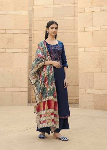  This Designer Suit Is Summer Specil. Its Pretty Top Is Fabricated On Cotton Printed With Embroidery Work Paired With Cotton Fabricated Bottom and Mal Cotton Printed Dupatta. Buy This Pretty Piece Now.