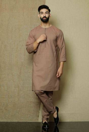 Grab This Amazing Pair Of Kurta And Payjama For Men Fabricated On Cotton. This Kurta Is Suitable For Festive Wear Or Any Wedding Functions. It Is Light In Weight and Can Be Paired With Any Kind Of Bottom Like Chudidar, Pyjama Or Even Denims. Its Fabric Is Soft Towards Skin And Avialable In All Sizes. Buy Now. 