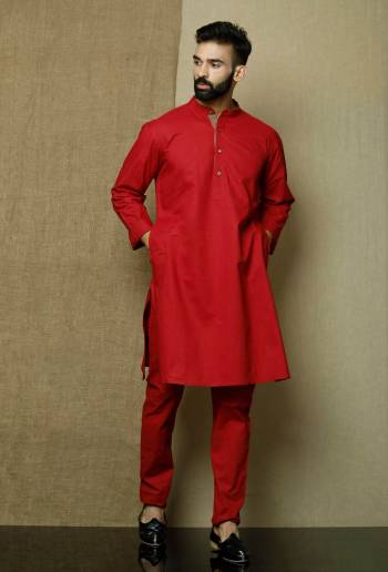 Grab This Amazing Pair Of Kurta And Payjama For Men Fabricated On Cotton. This Kurta Is Suitable For Festive Wear Or Any Wedding Functions. It Is Light In Weight and Can Be Paired With Any Kind Of Bottom Like Chudidar, Pyjama Or Even Denims. Its Fabric Is Soft Towards Skin And Avialable In All Sizes. Buy Now. 