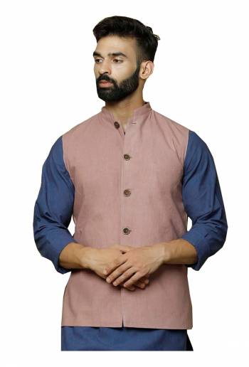 Here Is A Rich And Decent Looking Readymade Pair Of Men's Jacket. This Jacket Are  Satin Fabricated. Buy This Pair For The Upcoming Wedding And Festive Season. 

