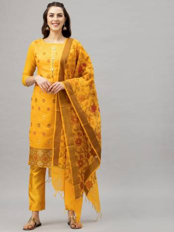 Look Pretty This Designer Floor Length Suit In Lovely  Color.?Its Pretty Wevon Jacquard  Top Is Banarasi Silk Based Paired With Santoon Bottom And Banarasi Silk Wevon Jacquard Fabricated Dupatta Which Gives An Attractive To The Suit.