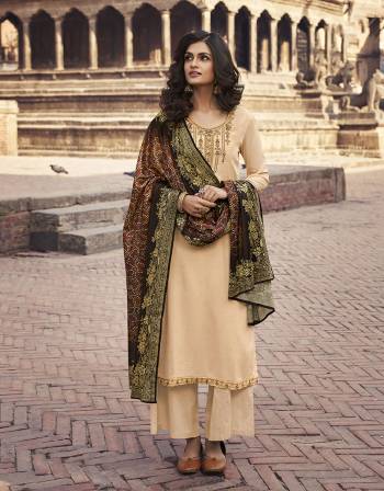 Grab This Very Beautiful Designer Straight Suit In Fine Color Paired With Pretty Embroidered And Diamond Work And Maching Colored Dupatta Are Digital Print. Its Top Is Fabricated On Chinon Chiffon Paired With Dull Santoon Bottom and Chinon Chiffon Fabricated Dupatta. Buy This Designer Embroidered Suit Now. 

