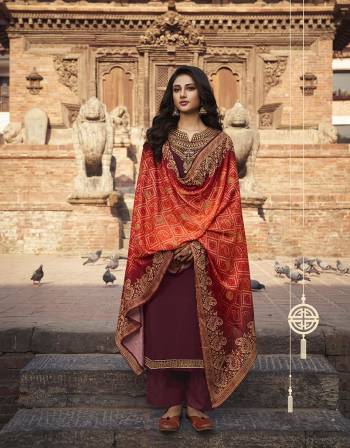 Grab This Very Beautiful Designer Straight Suit In Fine Color Paired With Pretty Embroidered And Diamond Work And Maching Colored Dupatta Are Digital Print. Its Top Is Fabricated On Chinon Chiffon Paired With Dull Santoon Bottom and Chinon Chiffon Fabricated Dupatta. Buy This Designer Embroidered Suit Now. 

