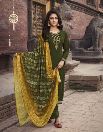 Grab This Very Beautiful Designer Straight Suit In Fine Color Paired With Pretty Embroidered And Diamond Work And Maching Colored Dupatta Are Digital Print. Its Top Is Fabricated On Chinon Chiffon Paired With Dull Santoon Bottom and Chinon Chiffon Fabricated Dupatta. Buy This Designer Embroidered Suit Now. 

