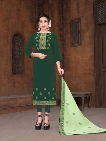 Grab This Very Beautiful And Elegant Looking Designer Straight Suit In Dark Color Paired With Light Colored Dupatta. Its Pretty Elegant Embroidered Top Is Fabricated On Viscose Slub Paired With Santoon Bottom and Gadwal Fabricated Heavy Embroidery Dupatta. 

