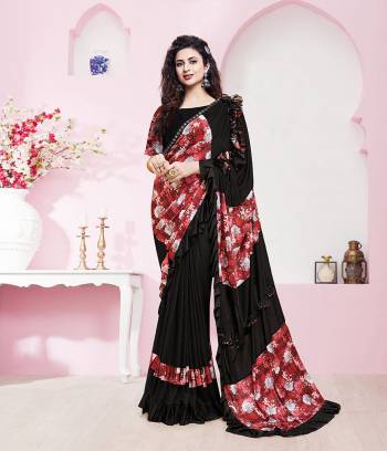 Adorn The Pretty Angelic Look Wearing This Heavy Hand Designer Saree In Pedding Color Paired With Blouse. This Saree Is Fabricated On Imported Lycra Paired With Blouse. Its Pretty Color Pallete Will Give An Attractive Look To Your Personality. 