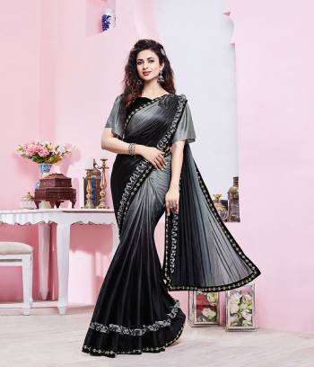 Adorn The Pretty Angelic Look Wearing This Heavy Hand Designer Saree In Pedding Color Paired With Blouse. This Saree Is Fabricated On Imported Lycra Paired With Blouse. Its Pretty Color Pallete Will Give An Attractive Look To Your Personality. 