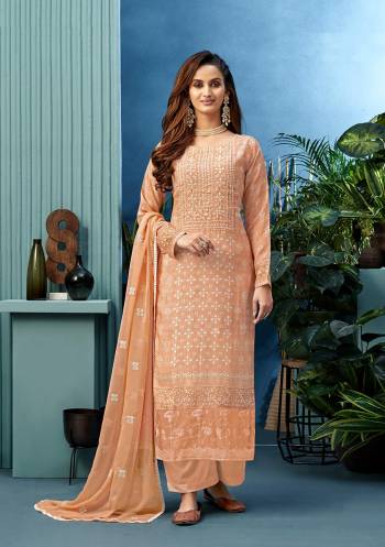 Look Pretty This Designer Floor Length Suit In Lovely  Color.?Its Pretty Digital Print,Embroidred And Additoial Hand Work Top Is Muslin Based Paired With Viscose Sntoon Bottom And Viscose Chiffon Fabricated Embroidered Dupatta Are Sequance Work Which Gives An Attractive To The Suit.