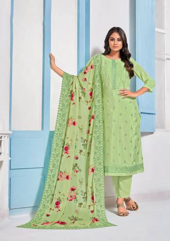 Grab This Very Pretty Designer Straight Suit In Grey Colored Top Paired With White Colored Bottom And Grey Colored Dupatta. Its Top Is Fabricated On Chinon Paired With Crepe Bottom And Chiffon Fabricated Dupatta. Its Pretty Floral Prints And Tone To Tone Embroidery Gives An Elegant Look To Your Personality. 