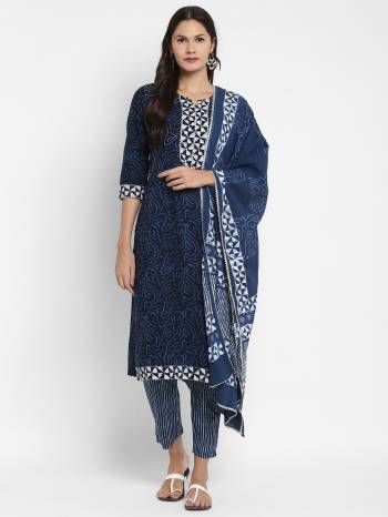 Garb This Beautiful Designer Readymade Straight Suit In Fine Color Paired With Dupatta. Its Designer Printed Top Is Fabricated On Cotton Paired With Cotton Bottom and Cotton Fabricated Dupatta. 

