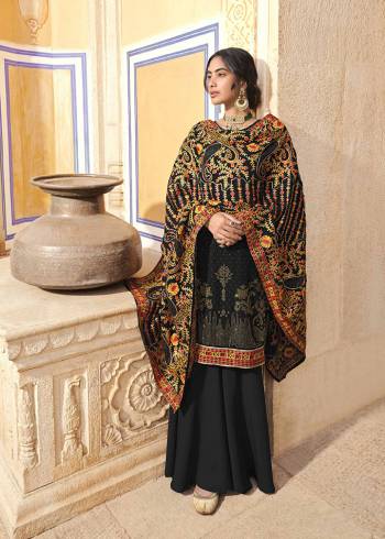 Garb This Heavy Designer Straight Suit In All Over Dark Color. Its Heavy Machine Diamond Work In Top And Dupatta are Fabricated On Georgette With Heavy Chain Stitch Embroidery Paired With Santoon Fabricated Bottom. Giving A More Enhnaced And Attractive Look.