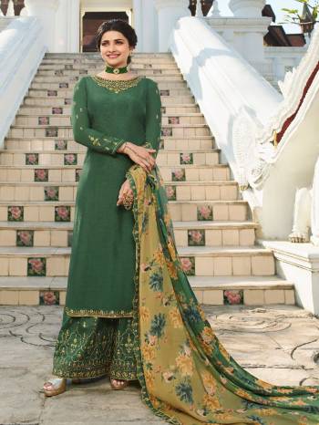 Look Pretty This Designer Long Length Suit In Lovely Color.?Its Pretty Embroidred Top Is Georgette Based Paired With Santoon Bottom And Chiffon Fabricated Embroidered Dupatta Which Gives An Attractive To The Suit.