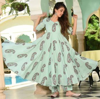 Simple and Elegant Looking Readymade Pair Of Kurti And Plazzo Is Here In Light Color, This Pretty Pair Is Fabricated On Maslin Beautified With Digital Prints, Also It Is Available In All Regular Sizes.