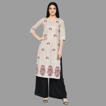 Attrective Look This Designer Readymade Long Kurti In Light Color Fabricated On Cotton. It Is Beautified With Hand Block Prints And You Can Pair This Up For A Festive Look. Buy Now.