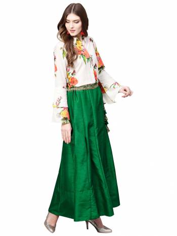 New And Unique Trending Readymade Pair Of Top With Skirt Is Here In Fine Colored Shirt Paired With Skirt. This Readymade Pair Is Fabricated On Fine Range And Avialble In All Regular Sizes.